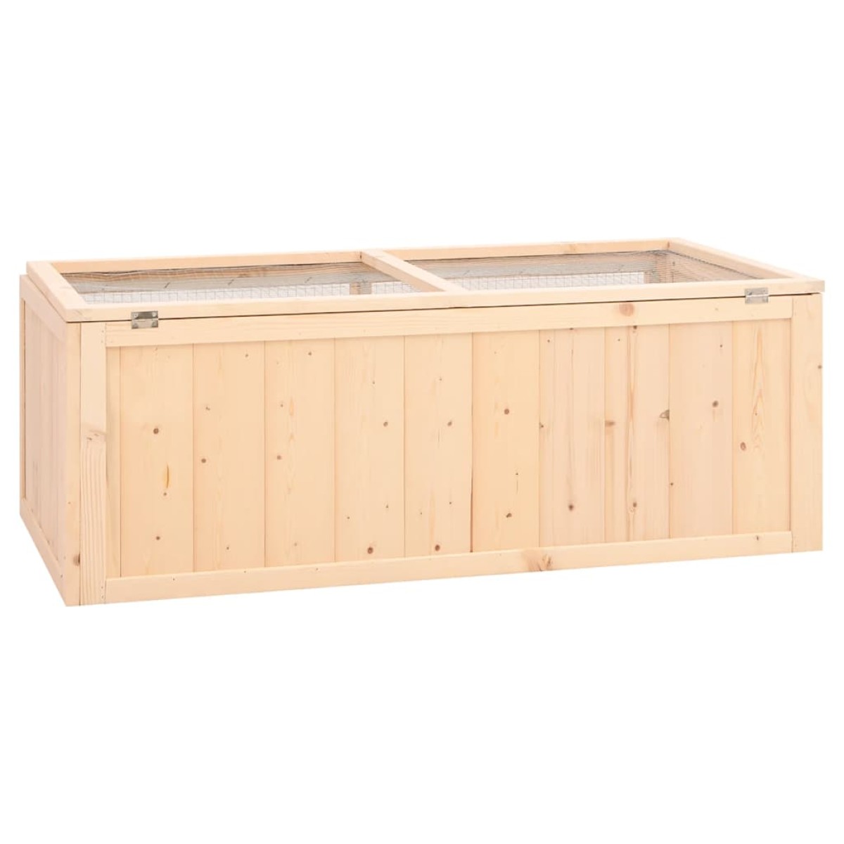 vidaXL Κλουβί Χάμστερ 104 x 52 x 38 εκ. από Μασίφ Ξύλο Ελάτης