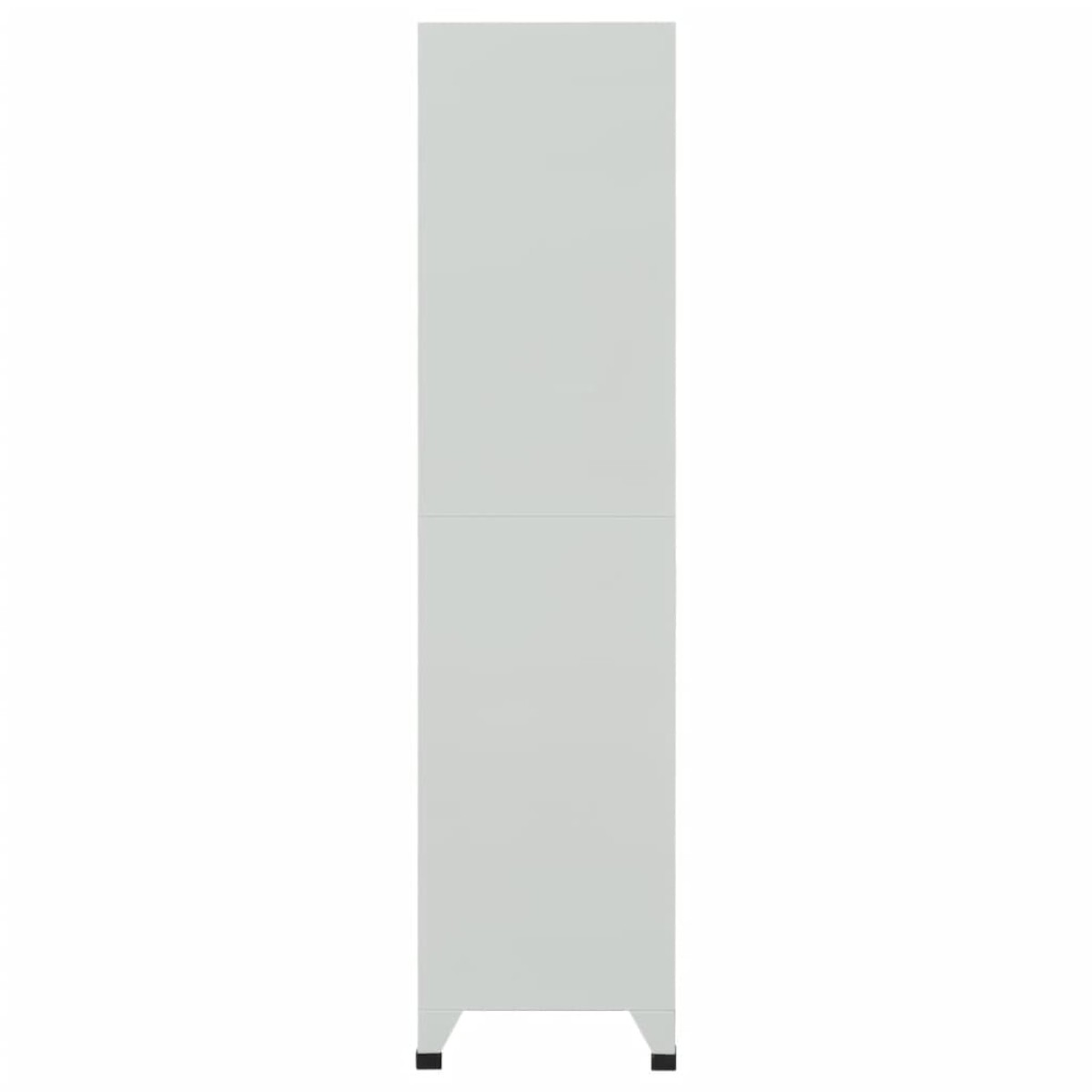 vidaXL Φοριαμός Γκρι 90x45x180 εκ. από Ατσάλι με 6 Τμήματα