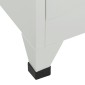 vidaXL Φοριαμός Γκρι 90x45x180 εκ. από Ατσάλι με 6 Τμήματα