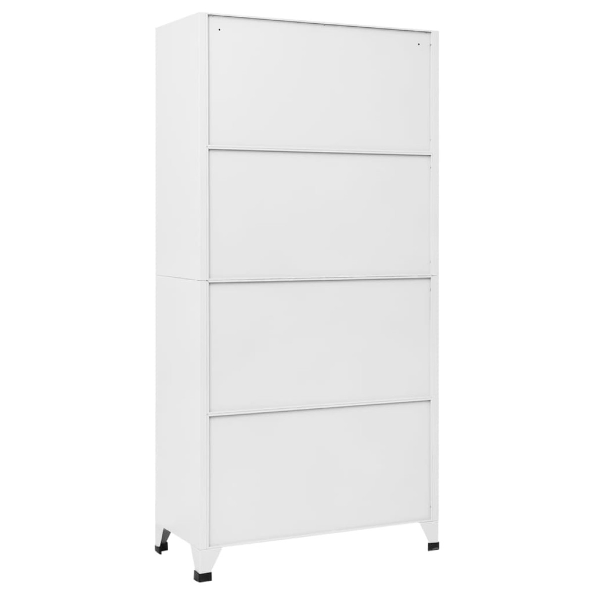 vidaXL Φοριαμός Γκρι 90x45x180 εκ. από Ατσάλι με 9 Τμήματα