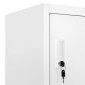 vidaXL Φοριαμός Γκρι 90x45x180 εκ. από Ατσάλι με 9 Τμήματα