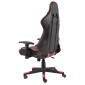 vidaXL Καρέκλα Gaming Περιστρεφόμενη Κόκκινη από PVC