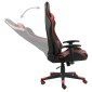 vidaXL Καρέκλα Gaming Περιστρεφόμενη Κόκκινη από PVC