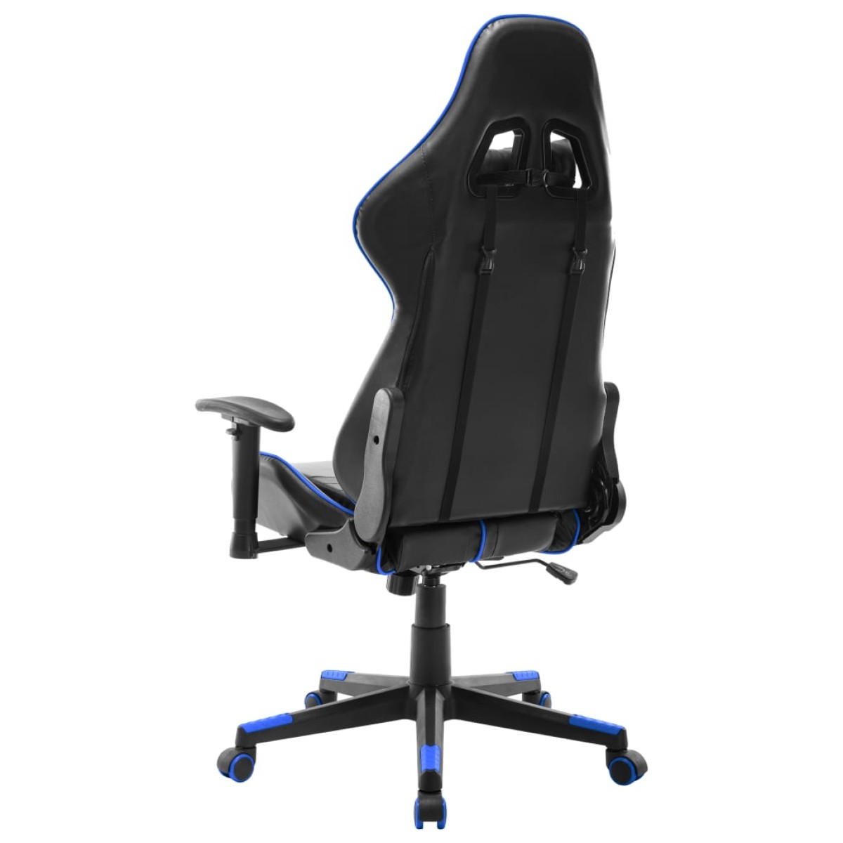 vidaXL Καρέκλα Gaming Μαύρο/Μπλε από Συνθετικό Δέρμα