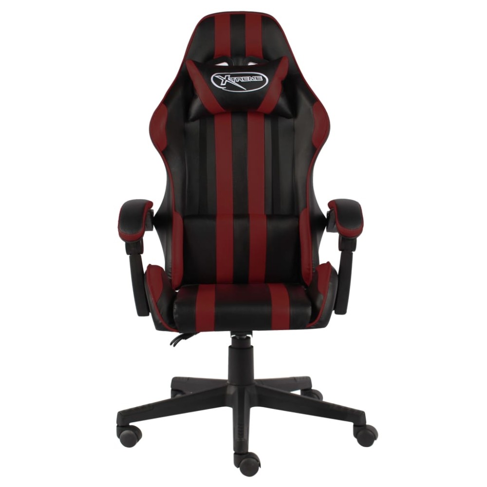 vidaXL Καρέκλα Racing Μαύρο / Λευκό από Συνθετικό Δέρμα