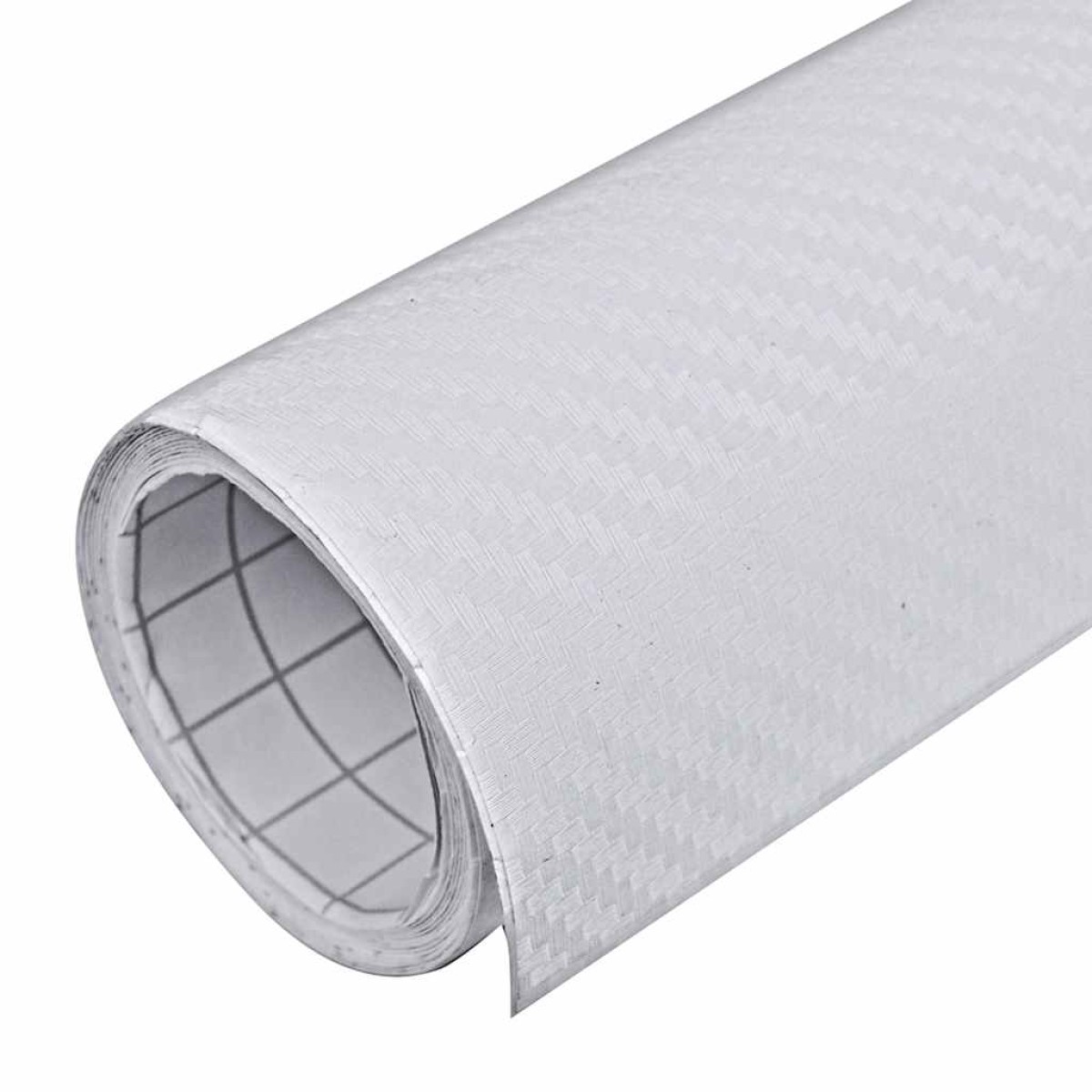 vidaXL Μεμβράνη Αυτοκινήτου 3D Λευκή 100 x 150 εκ.