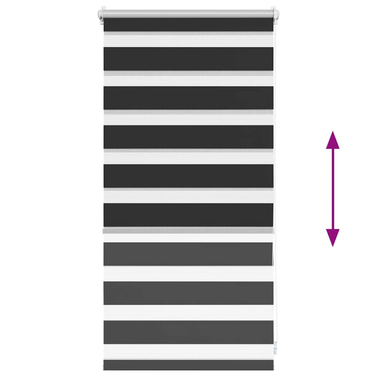 Σύστημα Σκίασης Ρόλερ Zebra Μαύρο 40 x 100 εκ.