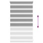 Σύστημα Σκίασης Ρόλερ Zebra Γκρι 50 x 100 εκ.