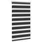 Σύστημα Σκίασης Ρόλερ Zebra Μαύρο 50 x 100 εκ.