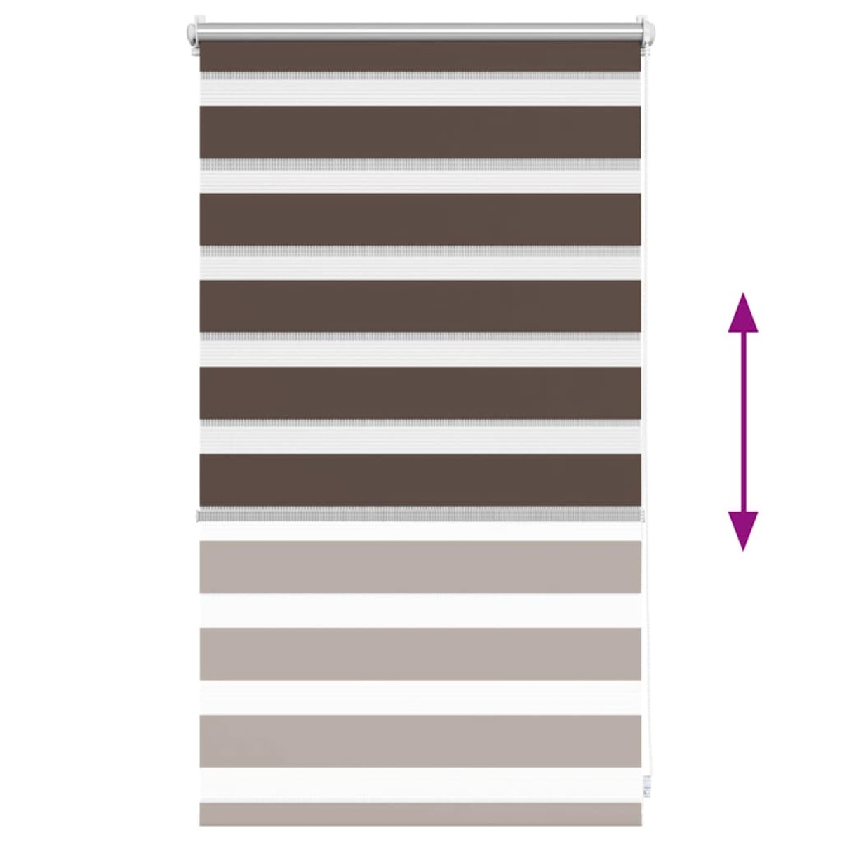 Ρόλερ Zebra Καφέ 50 x 100cm