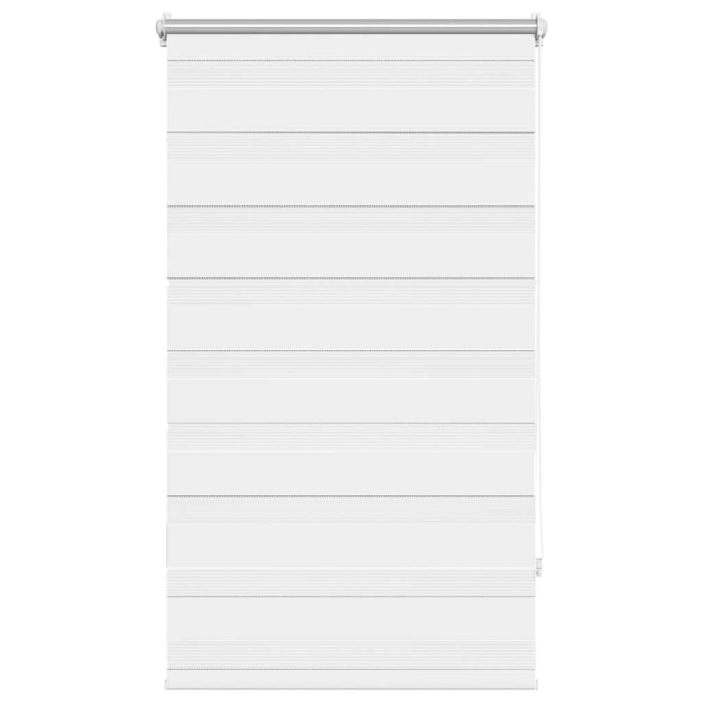 vidaXL Στόρι Ζέβρα 70,9 x 120 εκ. Πλάτος Υφάσματος 66,7 εκ. λευκό