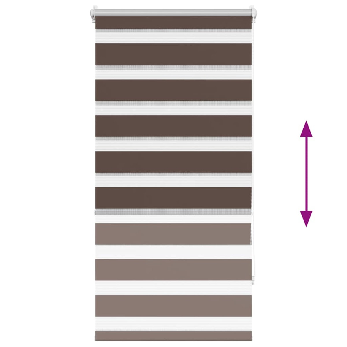 Ρόλερ Zebra Καφέ 80 x 150cm