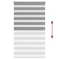 Σύστημα Σκίασης Ρόλερ Zebra Γκρι 80 x 175 εκ.