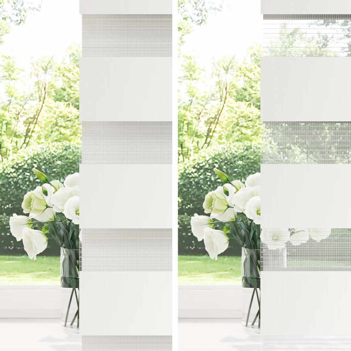 Ρόλερ Zebra Λευκό 90 x 150cm