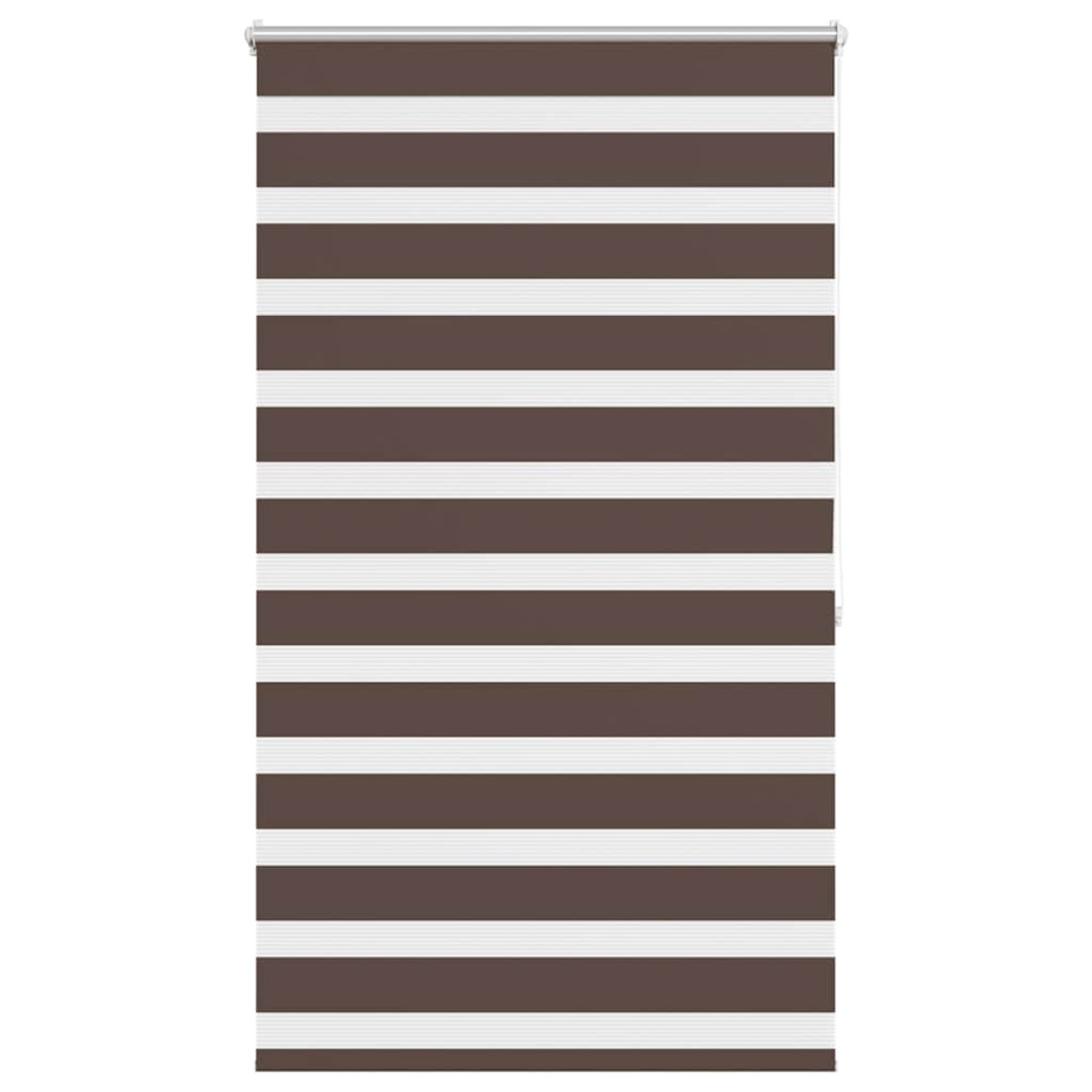 Σύστημα Σκίασης Ρόλερ Zebra Καφέ 100 x 175 εκ.