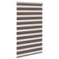 Σύστημα Σκίασης Ρόλερ Zebra Καφέ 100 x 175 εκ.