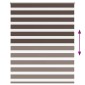 Σύστημα Σκίασης Ρόλερ Zebra Καφέ 140 x 175 εκ.