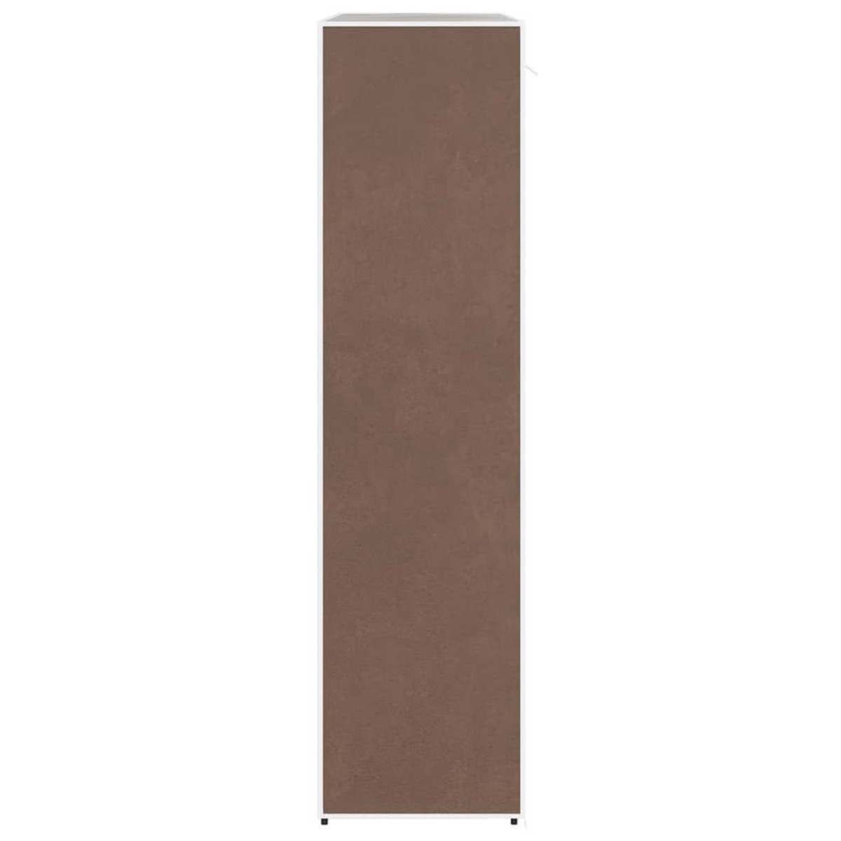 vidaXL Ντουλάπα με Ράφια / Σωλήνες Καφέ 45 x 150 x 176 εκ. Υφασμάτινη