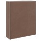 vidaXL Ντουλάπα με Ράφια / Σωλήνες Καφέ 45 x 150 x 176 εκ. Υφασμάτινη