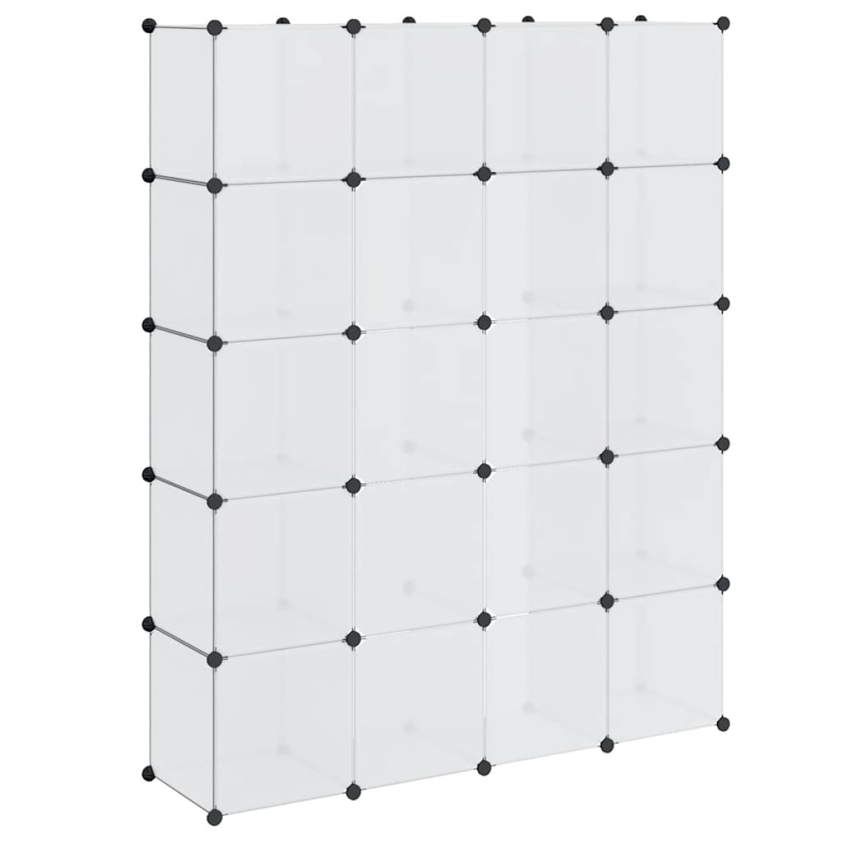 vidaXL Ντουλάπα Σπονδυλωτή 14 Τμήματα Άσπρη 37 x 146 x 180,5 εκ