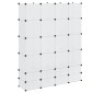 vidaXL Ντουλάπα Σπονδυλωτή 18 Τμήματα Άσπρη 37 x 146 x 180,5 εκ