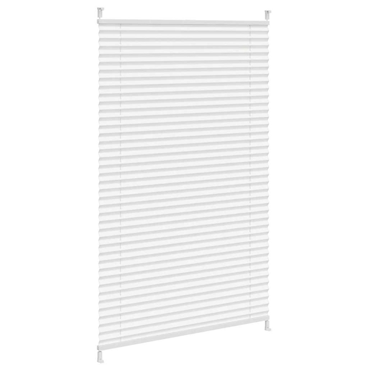 Πλισέ στόρι σκίασης 80x125cm Λευκό
