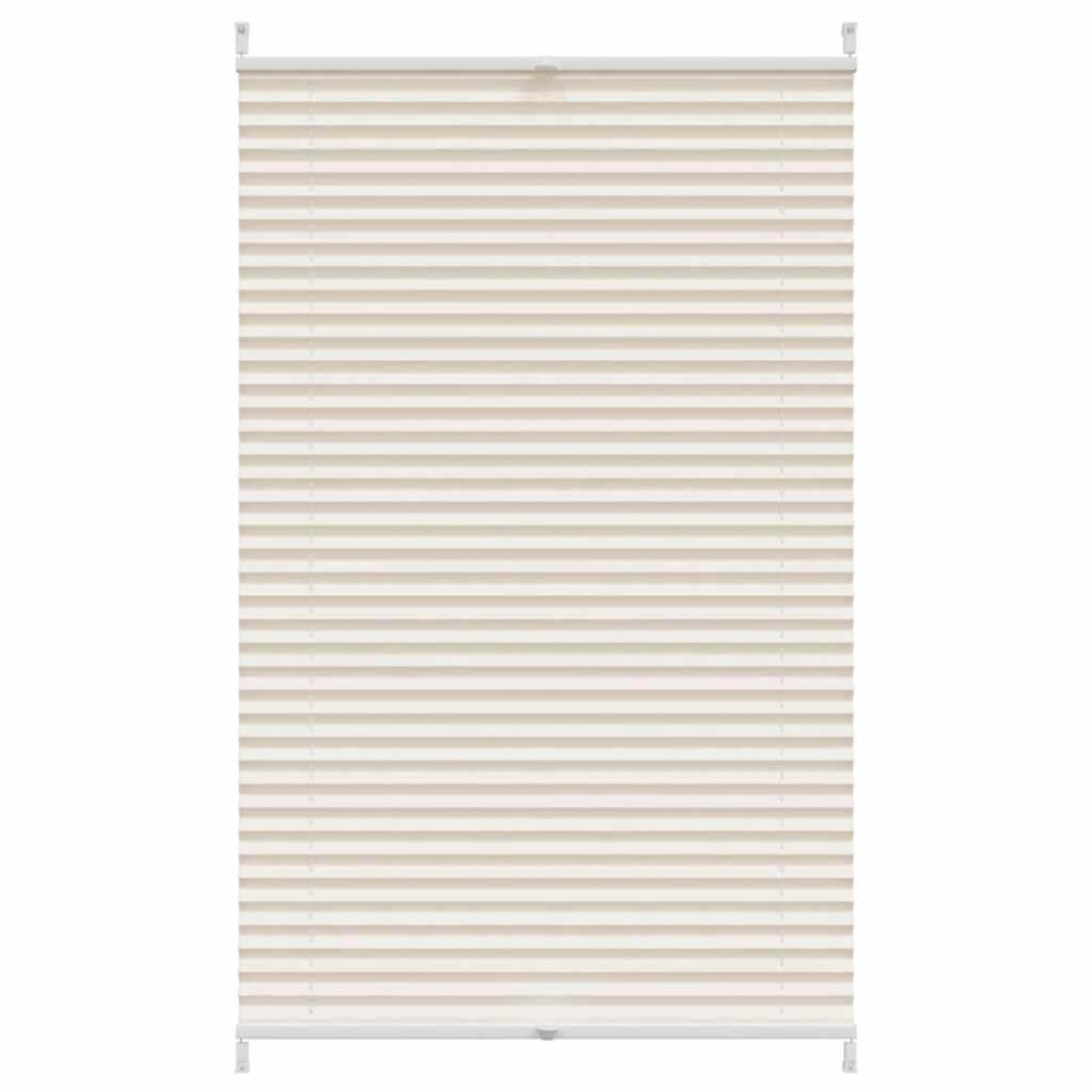 Πλισέ ρόλερ σκίασης 70x125cm Κρεμ