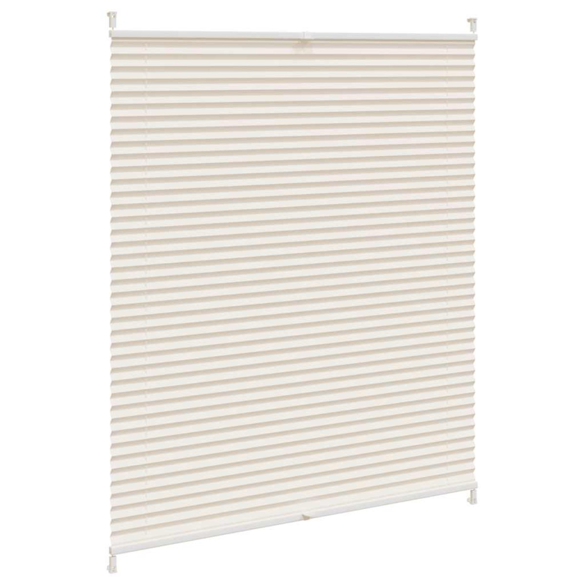 Πλισέ ρόλερ σκίασης 110x125cm Κρεμ