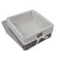 vidaXL Πάγκος με Αποθηκευτικό Χώρο Καφέ 62x33x42 εκ. Ξύλο Παυλώνιας