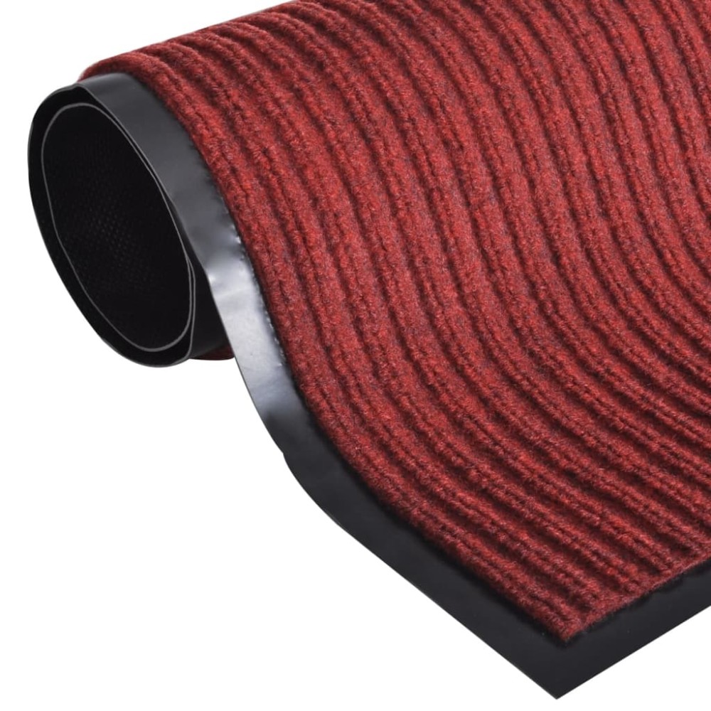vidaXL Πατάκι Πόρτας Κόκκινο 120 x 180 εκ. από PVC
