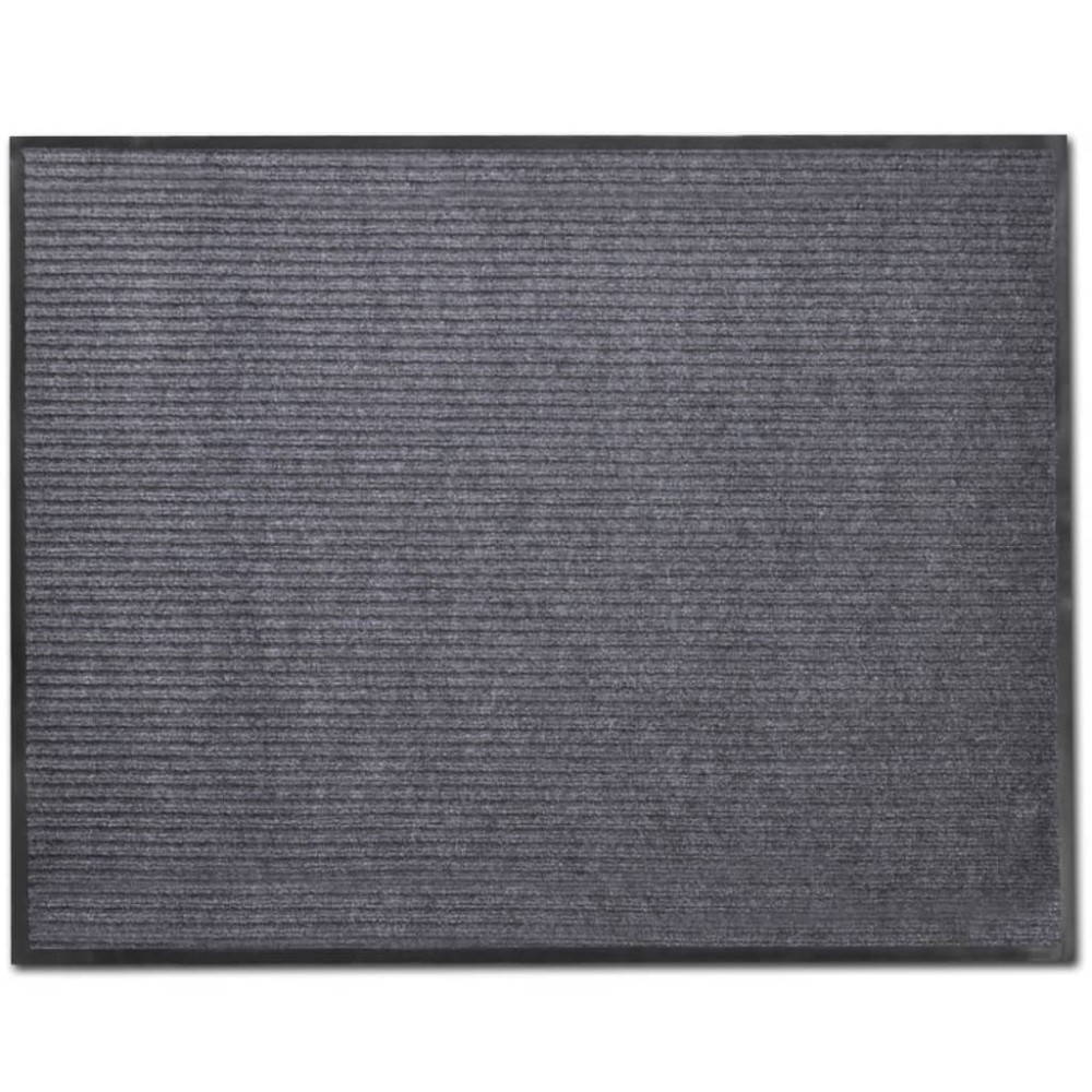 vidaXL Πατάκι Πόρτας Γκρι 120 x 180 εκ. από PVC