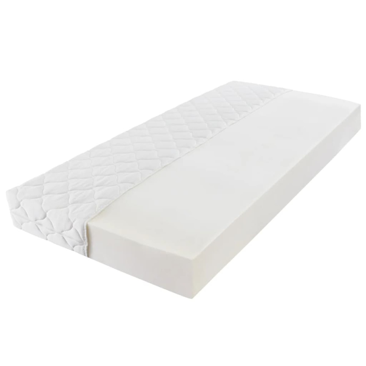 vidaXL Στρώμα 200 x 140 x 17 εκ. με Προστατευτική Πλενόμενη Θήκη