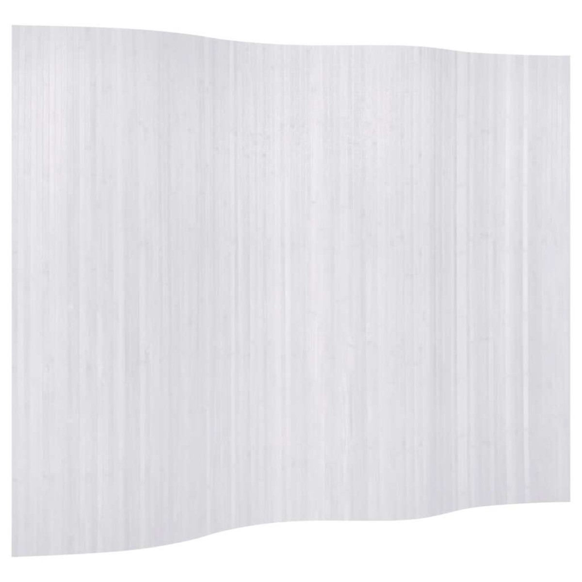 vidaXL Διαχωριστικό Δωματίου Λευκό 250 x 165 εκ. Μπαμπού