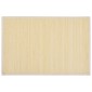 242107 6 Bamboo Placemats 30 x 45 cm Natural