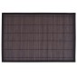 242110 6 Bamboo Placemats 30 x 45 cm Dark Brown