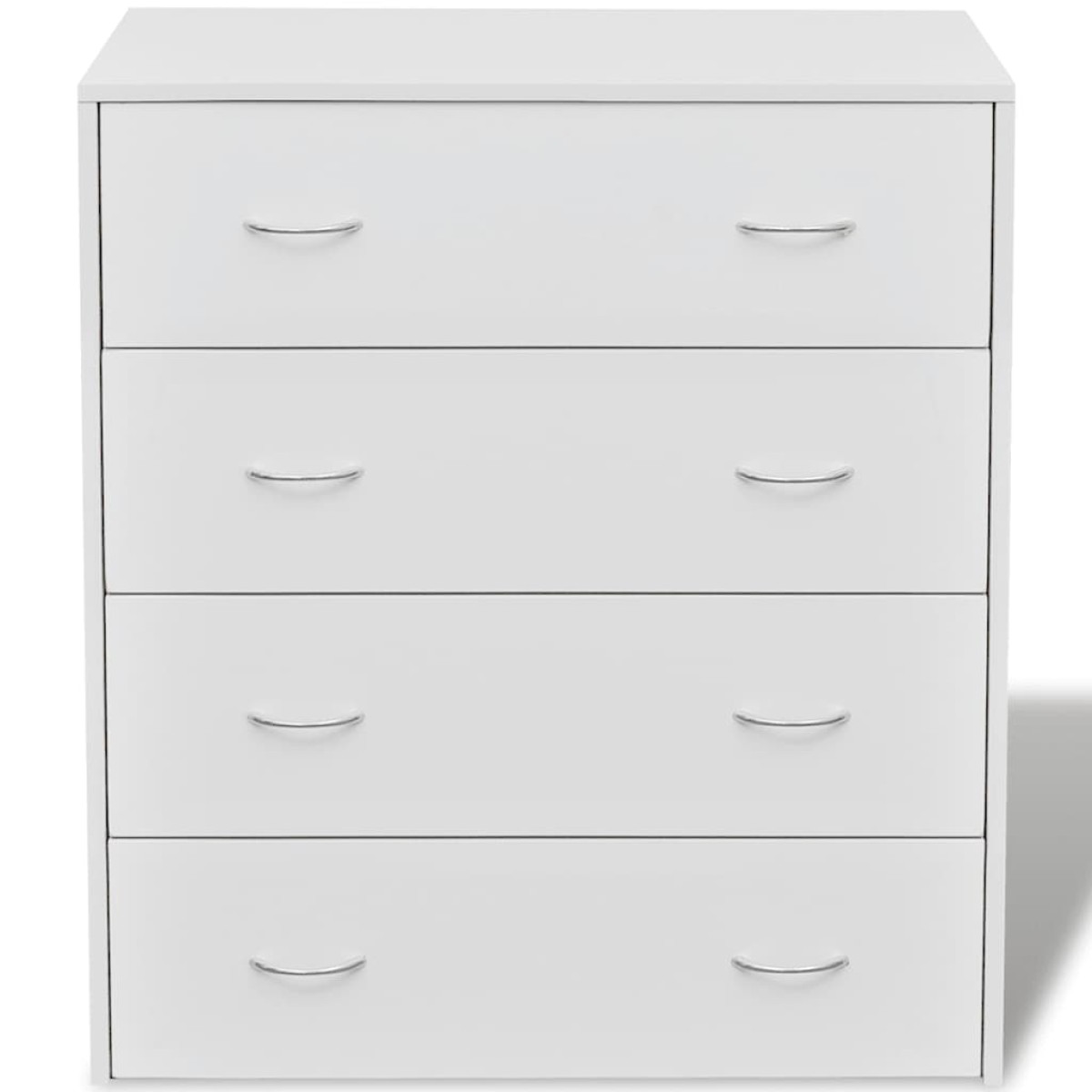 vidaXL Συρταριέρα με 4 Συρτάρια Λευκή 60 x 30,5 x 71 εκ.