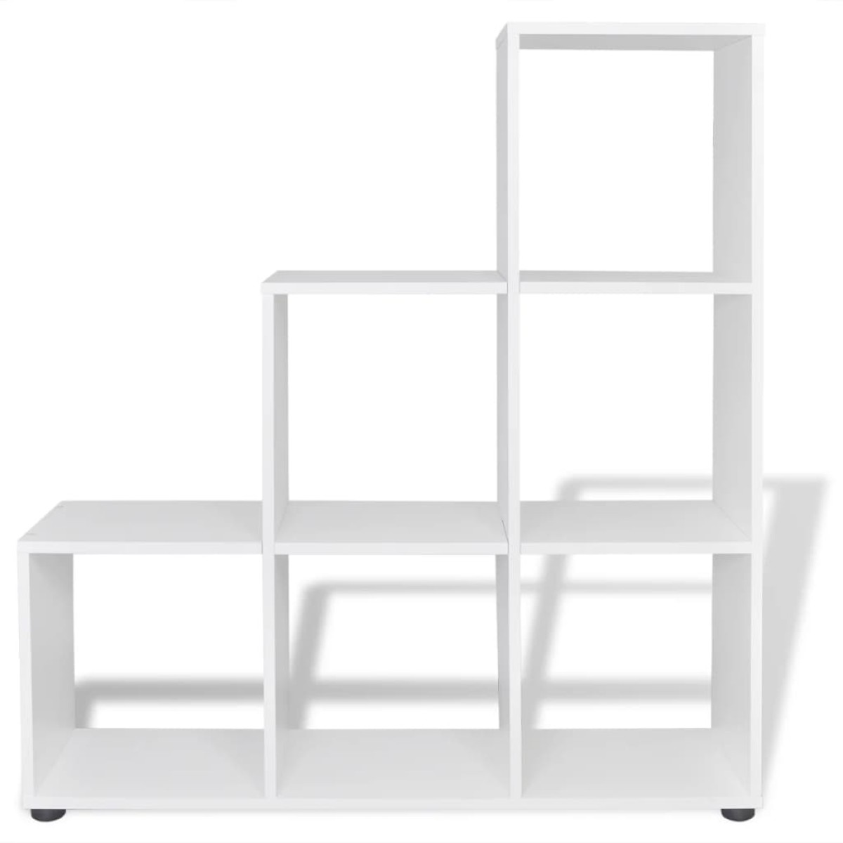 242552 vidaXL Staircase Bookcase/Display Shelf 107 cm White