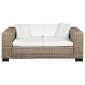 vidaXL Καναπές Διθέσιος Επτά Τεμάχια από Γνήσιο Ρατάν