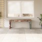 vidaXL Πάγκος 110 x 35 x 45 εκ. από Μασίφ Ανακυκλωμένο Ξύλο