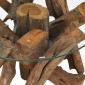 vidaXL Τραπεζάκι Σαλονιού 60 εκ. από Μασίφ Ξύλο Teak