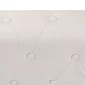vidaXL Καναπές Γωνιακός 5θέσιος Chesterfield Λευκός Συνθετικό Δέρμα