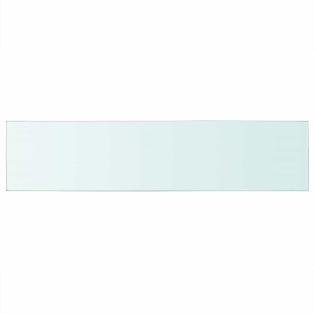 vidaXL Ράφι Πάνελ Διάφανο 110 x 25 εκ. Γυάλινο