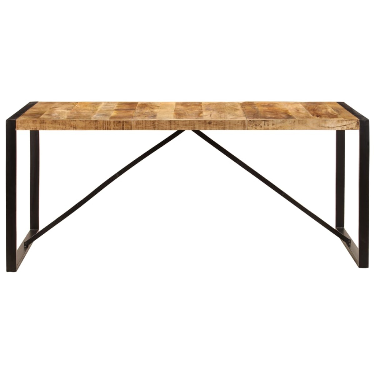 vidaXL Τραπεζαρία 180 εκ. από Μασίφ Ακατέργαστο Ξύλο Μάνγκο