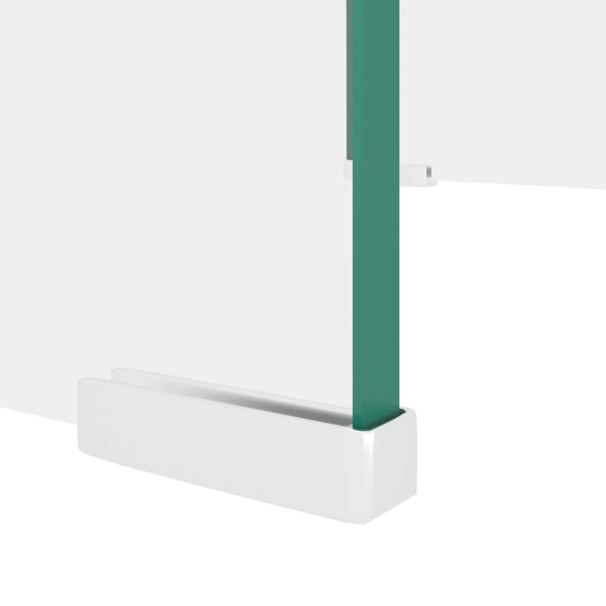 vidaXL Βάση Τηλεόρασης/Οθόνης Διάφανη 40 x 25 x 11 εκ. Γυάλινη