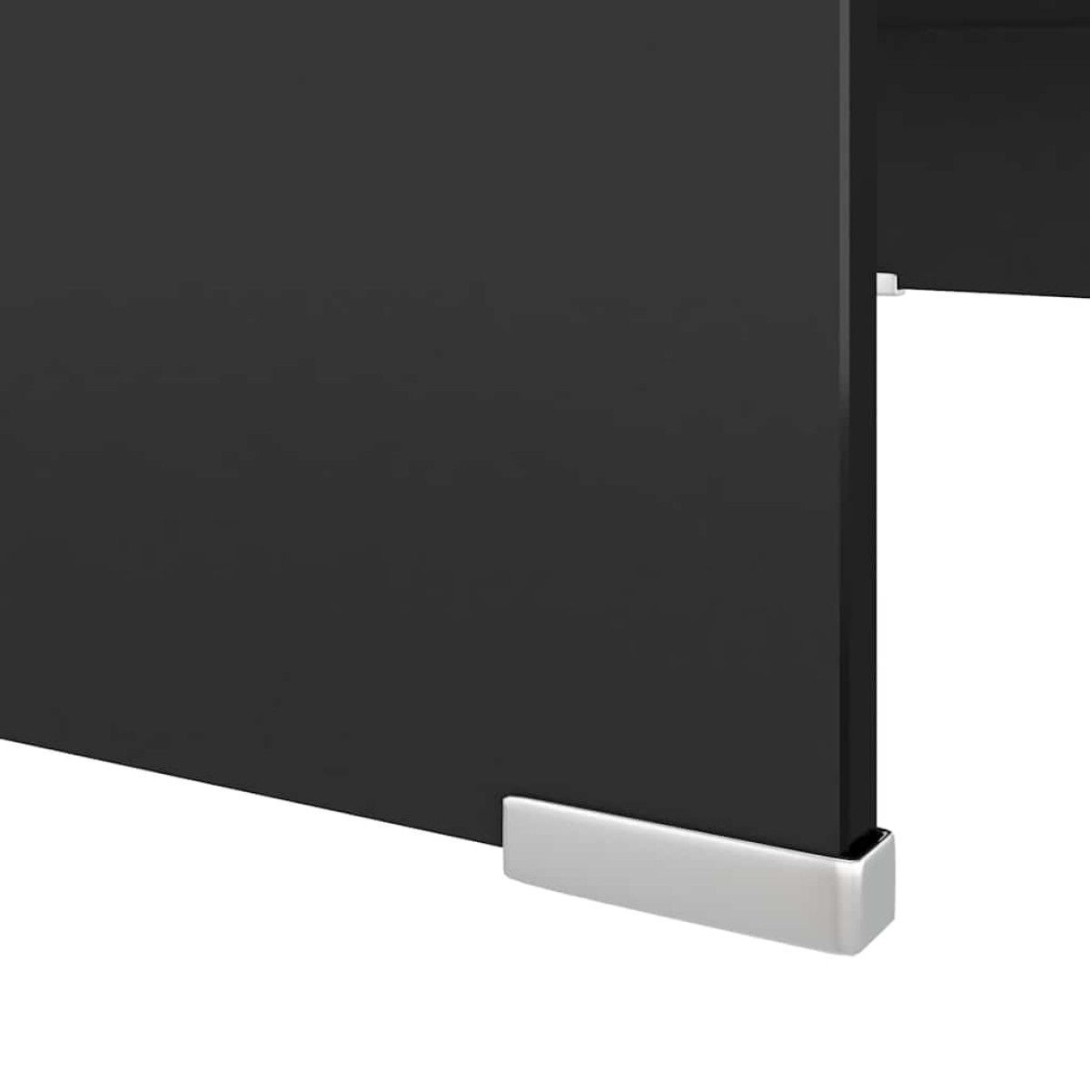 vidaXL Βάση Τηλεόρασης/Οθόνης Μαύρη 70 x 30 x 13 εκ. Γυάλινη