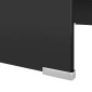 vidaXL Βάση Τηλεόρασης/Οθόνης Μαύρη 70 x 30 x 13 εκ. Γυάλινη