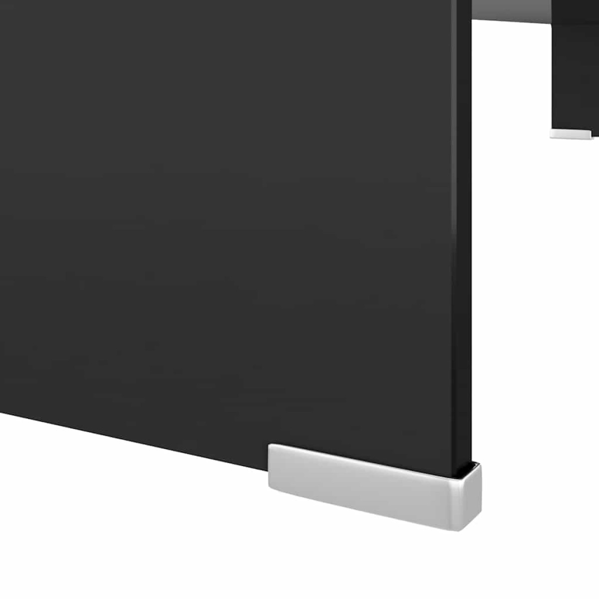 vidaXL Βάση Τηλεόρασης/Οθόνης Μαύρη 100 x 30 x 13 εκ. Γυάλινη