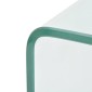 vidaXL Τραπεζάκι Σαλονιού Διάφανο 98 x 45 x 30 εκ. από Ψημένο Γυαλί