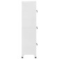 vidaXL Φοριαμός 38 x 45 x 180 εκ. με 3 Τμήματα