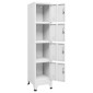 vidaXL Φοριαμός 38 x 45 x 180 εκ. με 4 Τμήματα